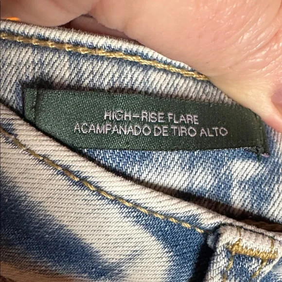 Wild Fable Light Blue High Rise Flare Jeans Size 4 - Picture 6 of 11